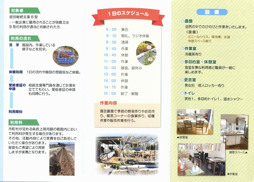 一日の作業